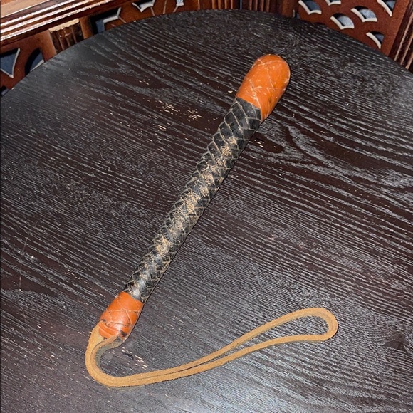 Vintage 1930’s Braided Leather Billy Club. RARE FIND - Picture 2 of 5
